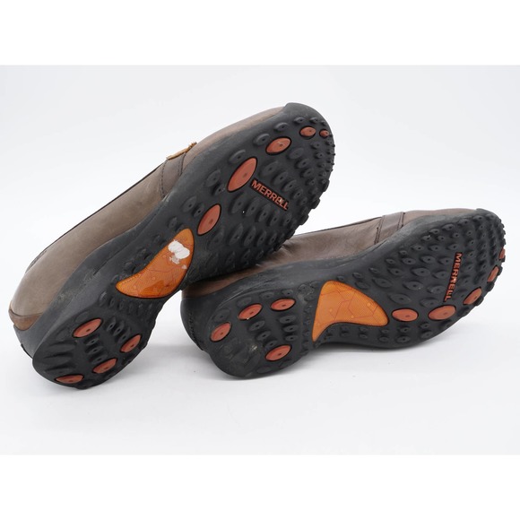 Merrell Shoes Womens 8 Brown Leather Eden Moc Slip On Comfort Wedge Casual - Picture 12 of 12